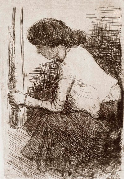 Sitzende Frau von Hugo Simberg