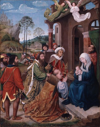 Anbetung der Könige von Hugo van der (follower of) Goes