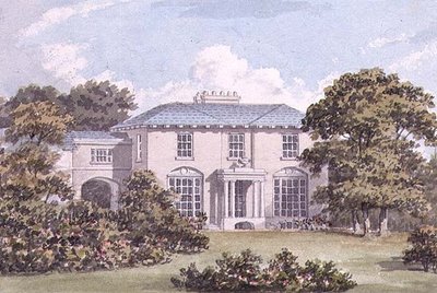 Entwurf für die Nordfront eines Hauses am Clapham Common für William Holme von Humphry Repton