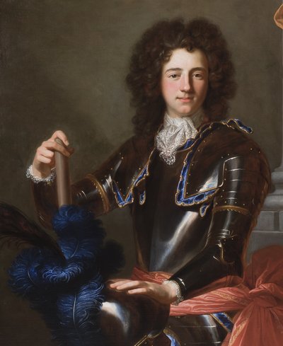 Detail des Porträts von Henry Bentinck, später 1. Herzog von Portland, 1699 (Detail) von Hyacinthe Francois Rigaud
