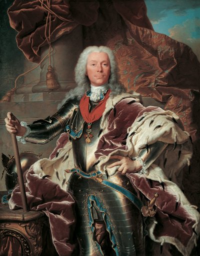Porträt von Prinz Joseph Wenzel I. von Liechtenstein (1696–1772) von Hyacinthe Rigaud