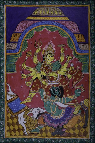Durga erschlägt Dämon von IMAGINEERS STUDIO
