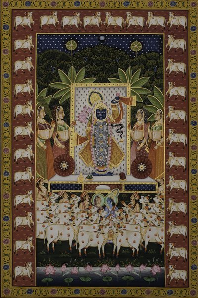 Herr Krishna und Kühe von IMAGINEERS STUDIO