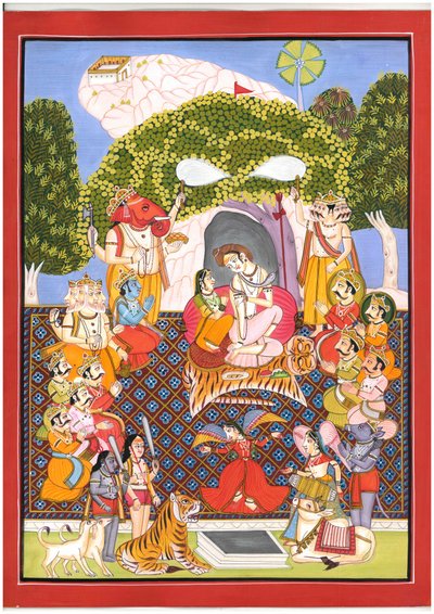 Shiva Parvati Göttliche Versammlung von IMAGINEERS STUDIO