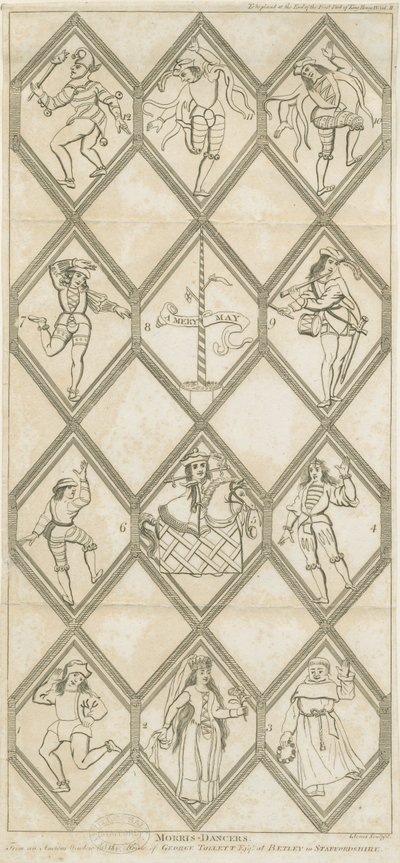 Betley Glasfenster - Morris-Tänzer von I Jones