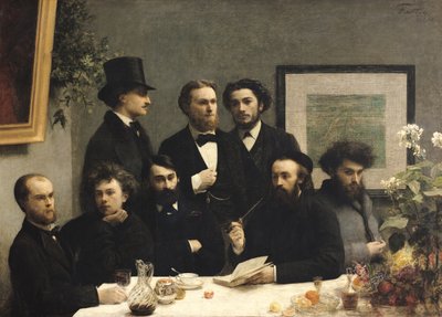 Eine Ecke des Tisches von Ignace Henri Jean Fantin Latour