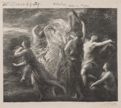 Ballett des Troyons, 1893 von Ignace Henri Jean Fantin Latour
