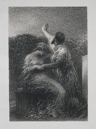 Der Magier Baltajar und Fatime von Ignace Henri Jean Fantin Latour