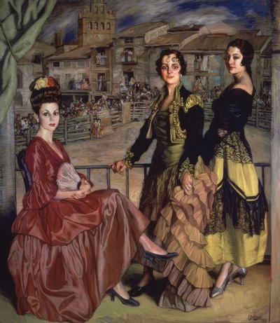 Der Balkon der Präsidentinnen von Ignacio Zuloaga y Zabaleta