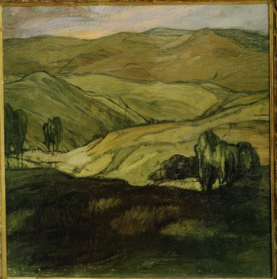 Landschaft in Aragon von Ignacio Zuloaga y Zabaleta