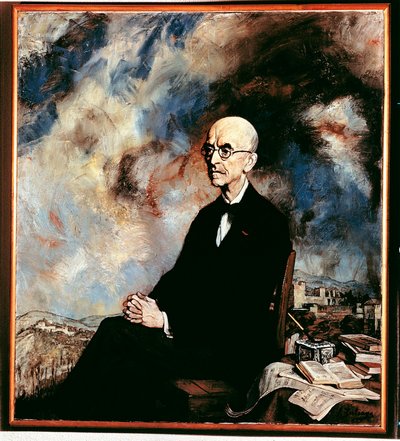 Porträt von Manuel de Falla (1876-1946), spanischer Komponist von Ignacio Zuloaga y Zabaleta