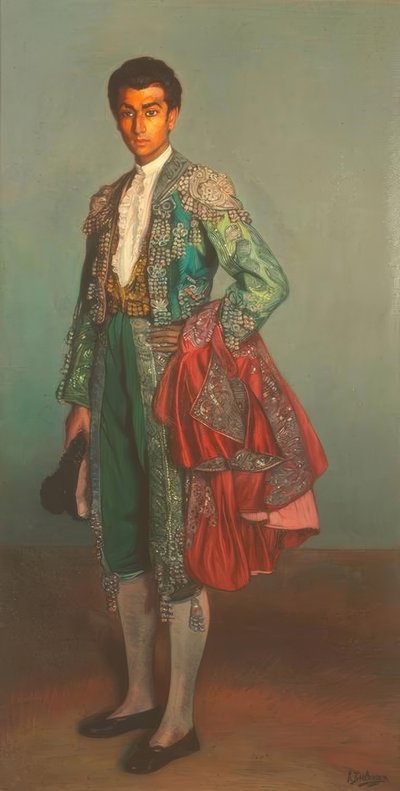 Porträt des Toreros Rafael Albaicin von Ignacio Zuloaga y Zabaleta