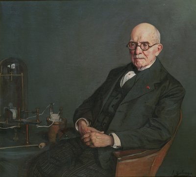 Porträt des Physikers Édouard Branly 1844-1940, ca. 1920 von Ignacio Zuloaga y Zabaleto