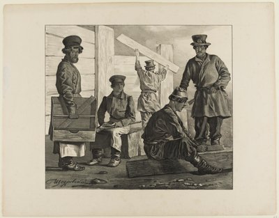 Szenen aus dem russischen Volksleben von Ignatii Stepanovich Shchedrovskii