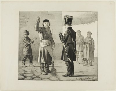 Szenen aus dem russischen Volksleben von Ignatii Stepanovich Shchedrovskii