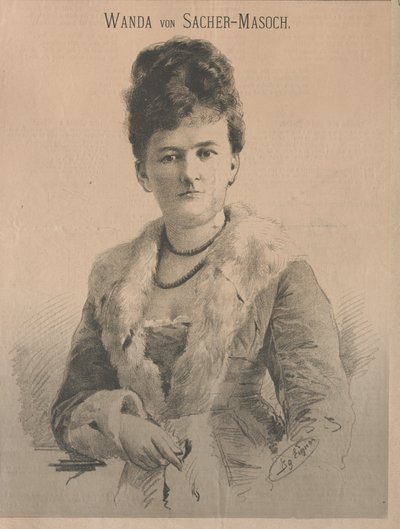 Schriftstellerin Wanda von Sacher-Masoch, geb. Angelika Aurora Rümelin, 1879 von Ignaz Eigner