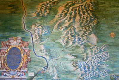 Karte von Avignon und dem Comtat Venaissin von Ignazio Danti