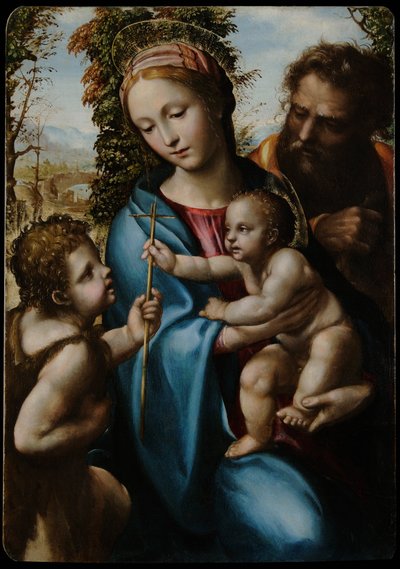 Heilige Familie mit dem jungen Johannes dem Täufer von Il Sodoma