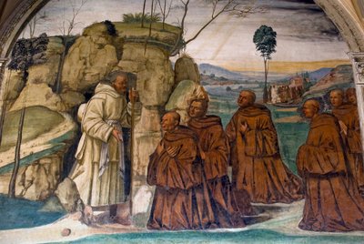 Leben des Heiligen Benedikt, Szene 9 von Il Sodoma