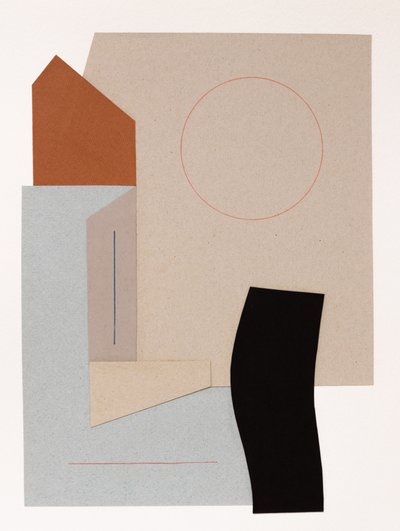 Moderne Abstrakte Collage von Ildefonso Martín