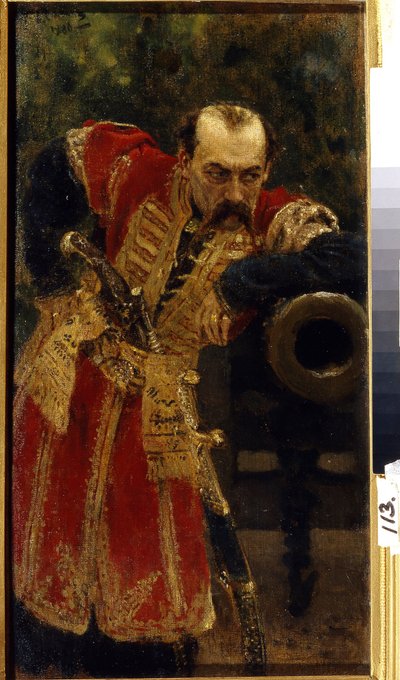 Kosakenoberst der Saporoger von Ilya Efimovich Repin