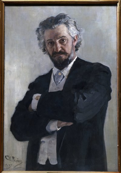 Porträt von Alexander Verzhbilovich von Ilya Efimovich Repin