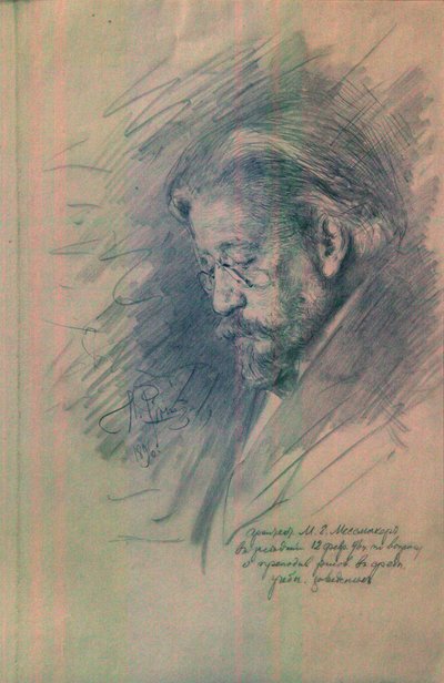 Porträt von Maximilian von Messmacher von Ilya Efimovich Repin