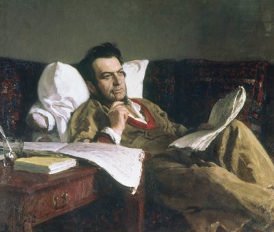 Porträt von Mikhail Glinka zur Zeit seiner Komposition der Oper 