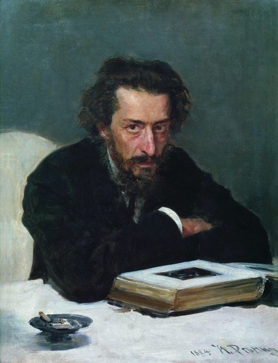 Porträt des Komponisten Pavel Ivanovich Blaramberg, 1884 von Ilya Efimovich Repin