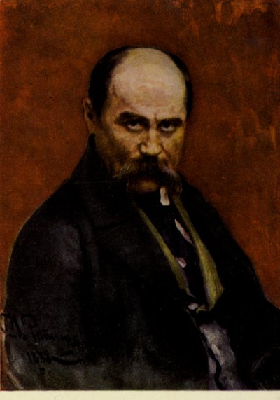 Taras Schewtschenko, ukrainischer Dichter und Künstler von Ilya Efimovich Repin