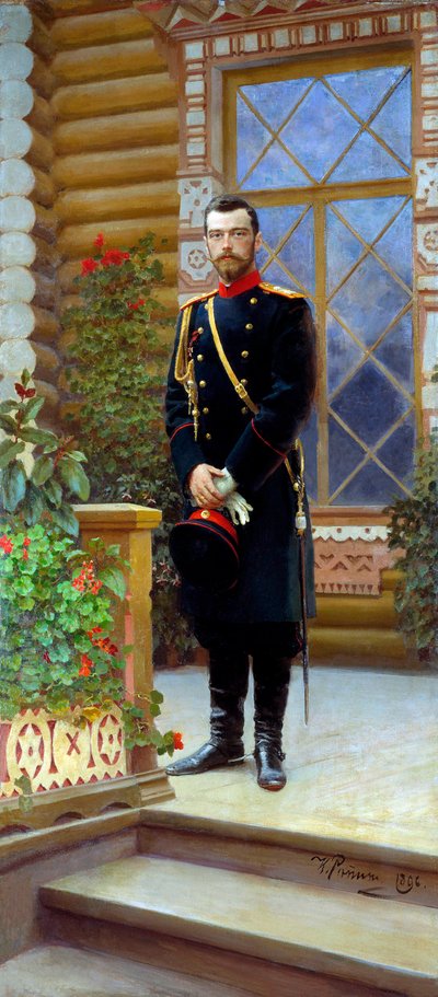 Zar Nikolaus II. von Russland, 1896 von Ilya Efimovich Repin