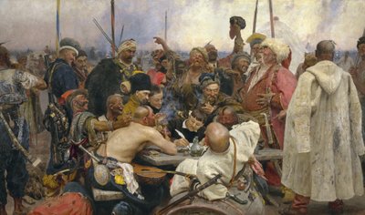 Antwort der Saporoger Kosaken von Ilya Efimovich Repin