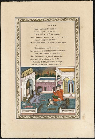 Die Maus, die sich in ein Mädchen verwandelte, 1837-1839 von Imam Bakhsh Lahori