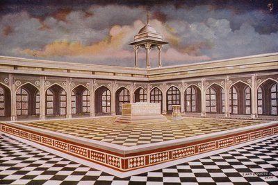 Agra: Das Grab von Akbar mit seinen Marmorgebäuden von Indian photographer