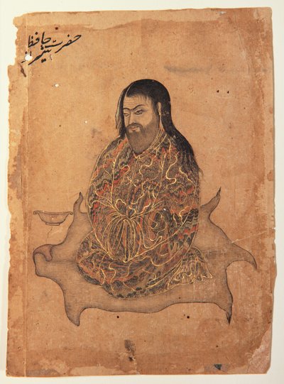 Ein Derwisch, sitzend in Kontemplation von Indian School
