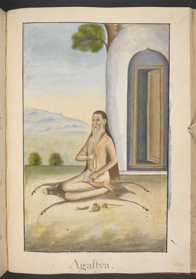 Agastya, ein Weiser, Berater von Rama von Indian School