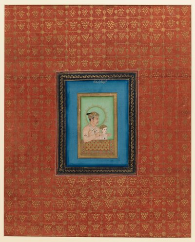 Akbar und einer seiner Söhne oder Enkel, 1875-1900 von Indian School