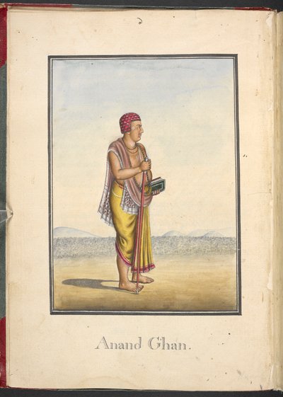 Anand Gran, ein Benares-Pandit, Autor der persischen Version des 