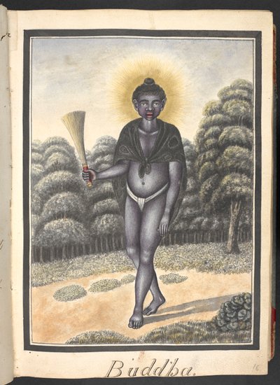 Buddha, neunte Inkarnation von Vishnu von Indian School
