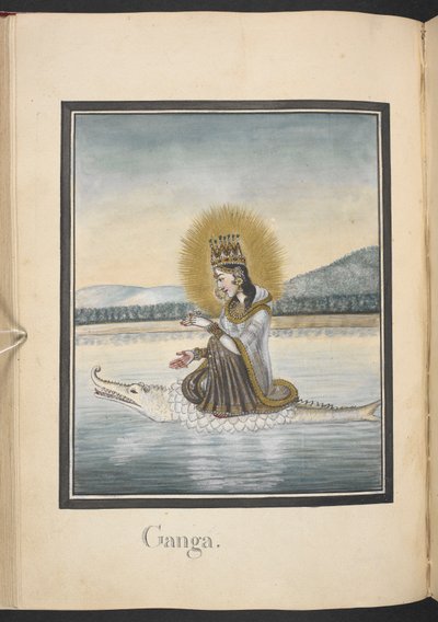 Ganga, der heilige Fluss Ganges von Indian School