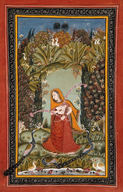 Gauri Ragini von Malkos, ca. 1770 von Indian School
