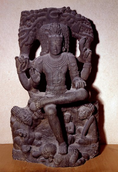 Darstellung einer Manifestation von Shiva von Indian School