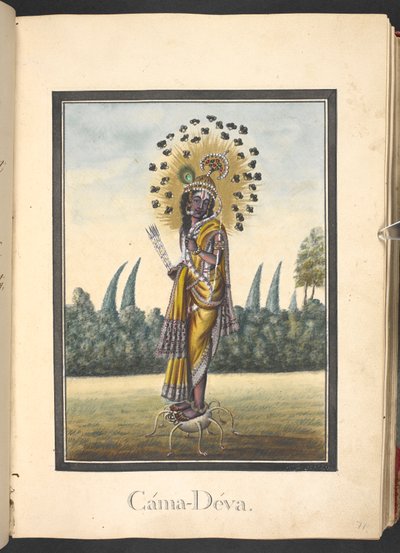 Kamadeva, der Gott der Liebe von Indian School