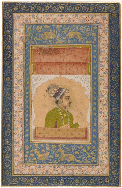Miniaturporträt von Dara Shikoh, ca. 1640 von Indian School