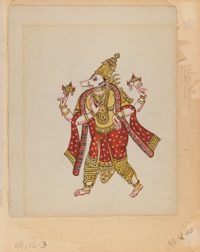 Eine von neun Bildern, die Inder in verschiedenen Berufen zeigen von Indian School