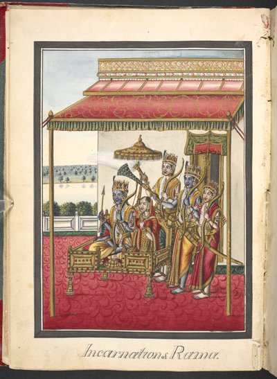 Rama, siebte Inkarnation von Vishnu von Indian School