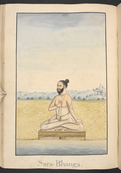 Sarabhanga, ein Einsiedler, im Wald von Rama und Sita besucht von Indian School