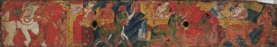 Vessnatara Jataka, von einem Manuskriptdeckel, Pala-Schule, ca. 1200 von Indian School