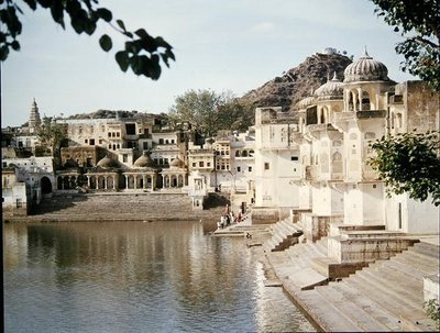 Blick auf die Stadt von Indian School