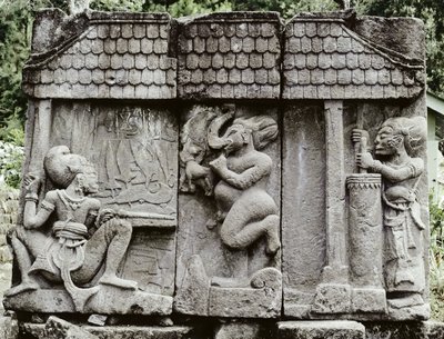 Schmiedeszene von Indonesian School